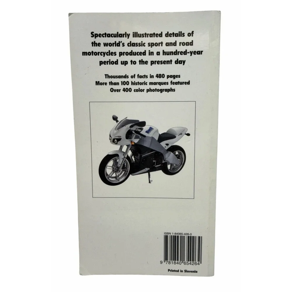 Illustrated Directory of Motorcycles Mirco De Cet Paperback 480 Pages